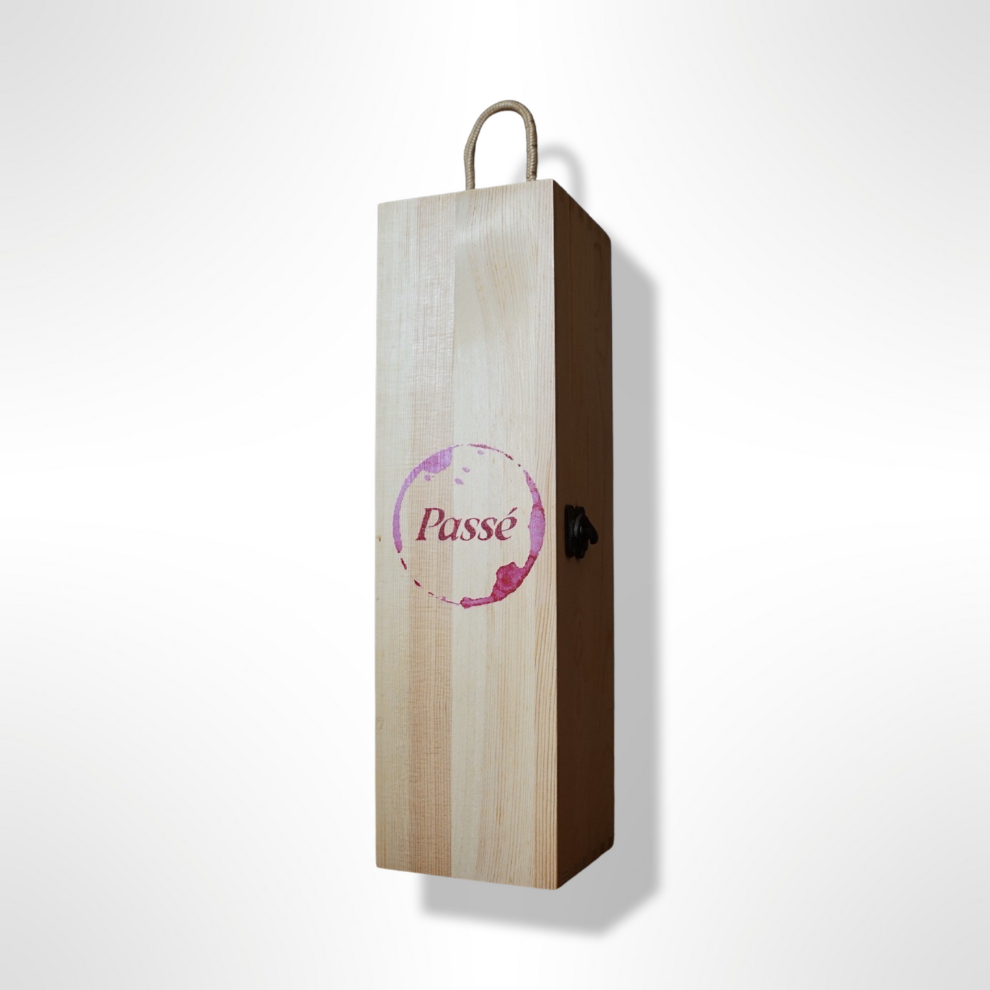 Branded Wooden Wine Box 1 bottle