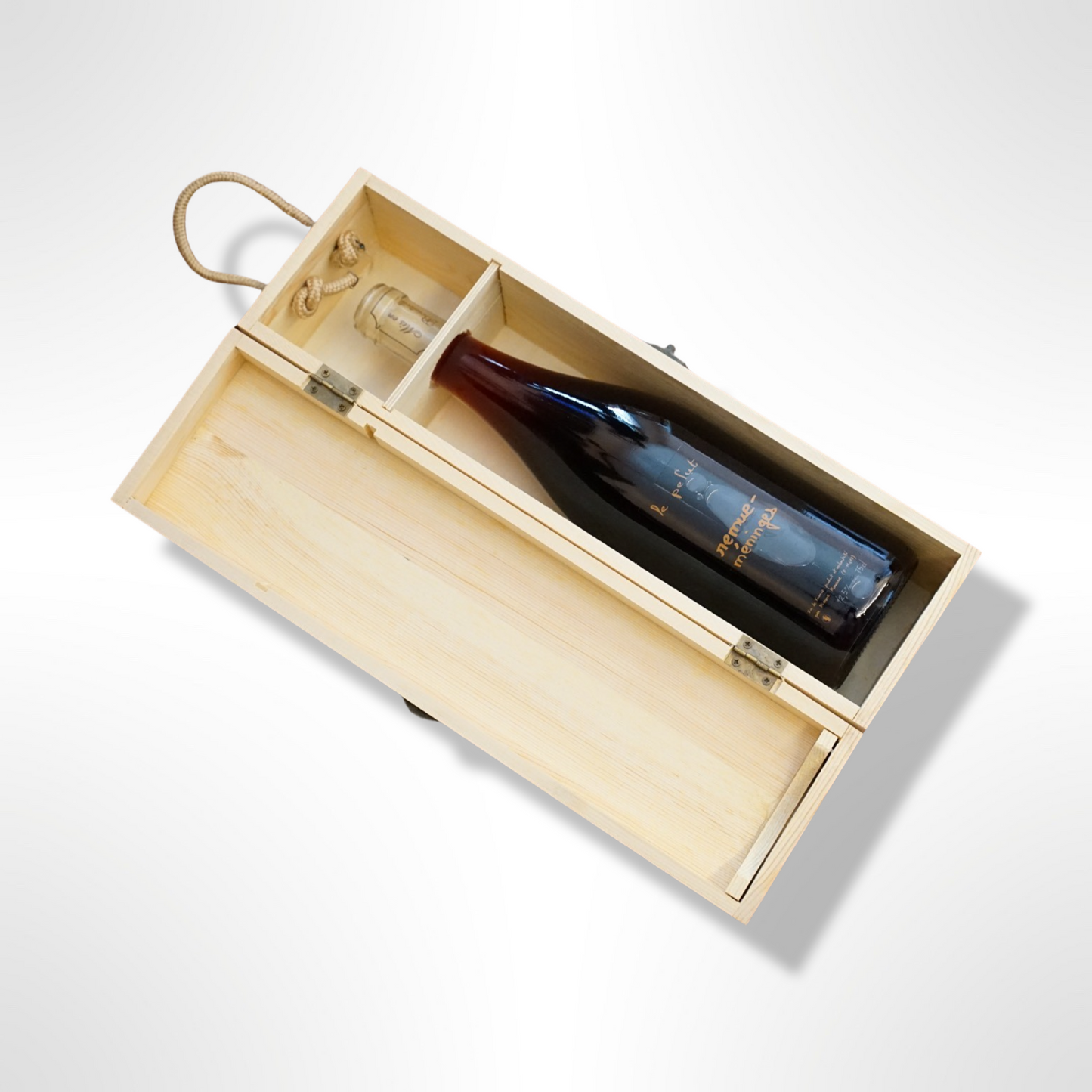 Branded Wooden Wine Box 1 bottle