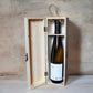 Branded Wooden Wine Box 1 bottle