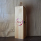 Branded Wooden Wine Box 1 bottle